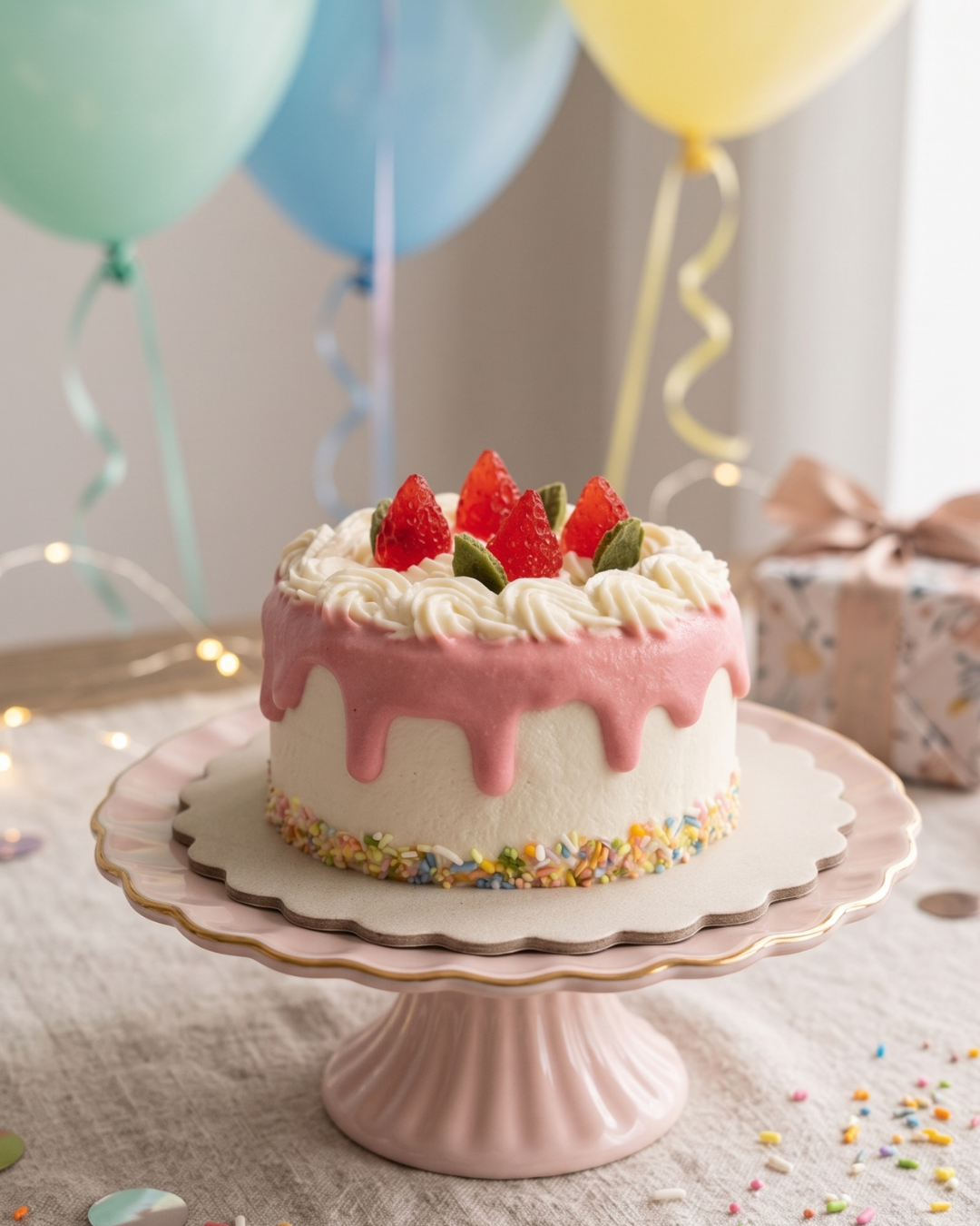 CAKE NO. 1 - BLUSH BERRY CONFETTI