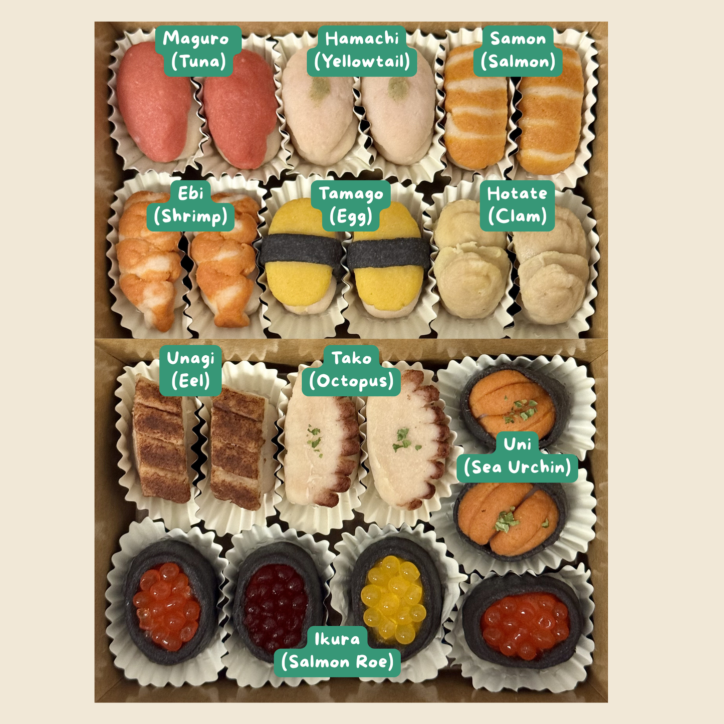[LIMITED EDITION] SUSHI (Min. order: 4 pcs)