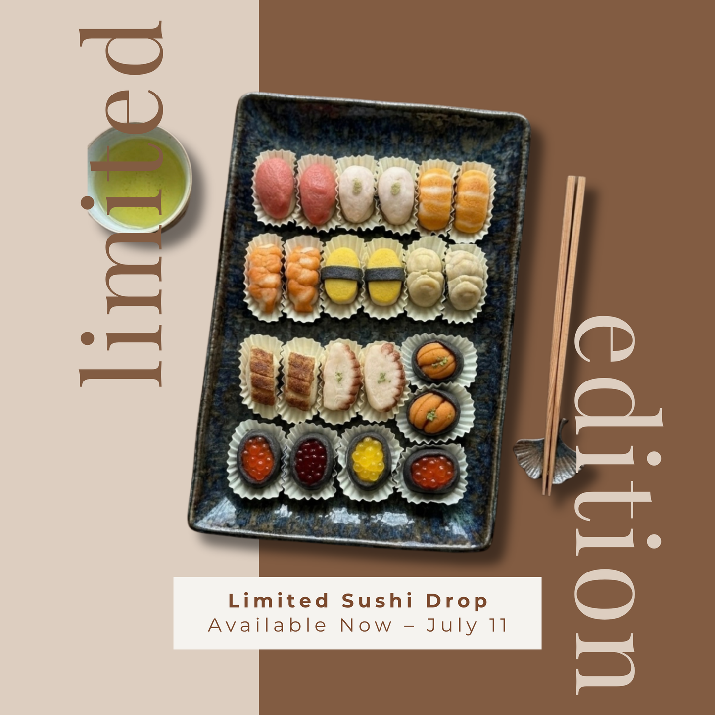 [LIMITED EDITION] SUSHI (Min. order: 4 pcs)