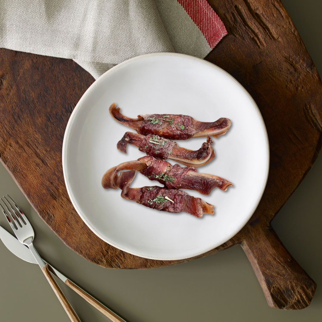 PIG EAR WRAPPED WITH DUCK