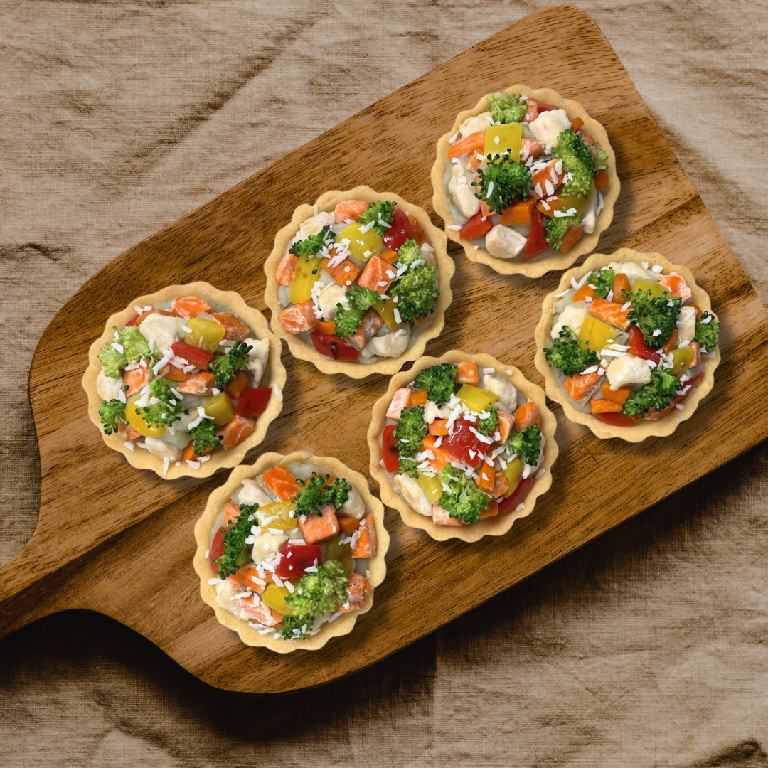 KABOCHA & SALMON TART