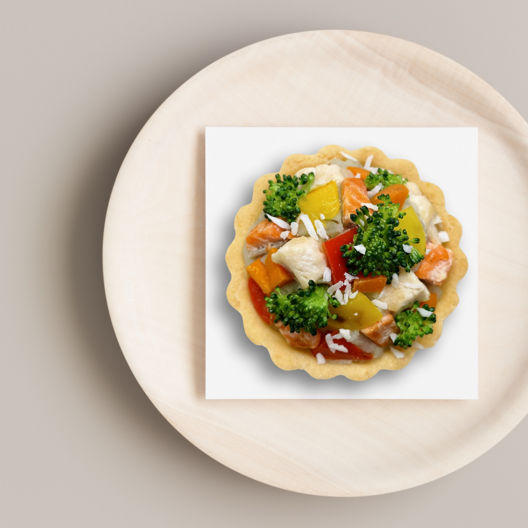 KABOCHA & SALMON TART