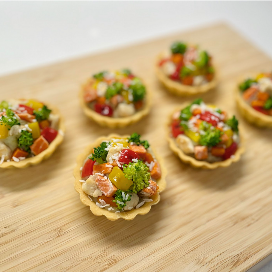 KABOCHA & SALMON TART