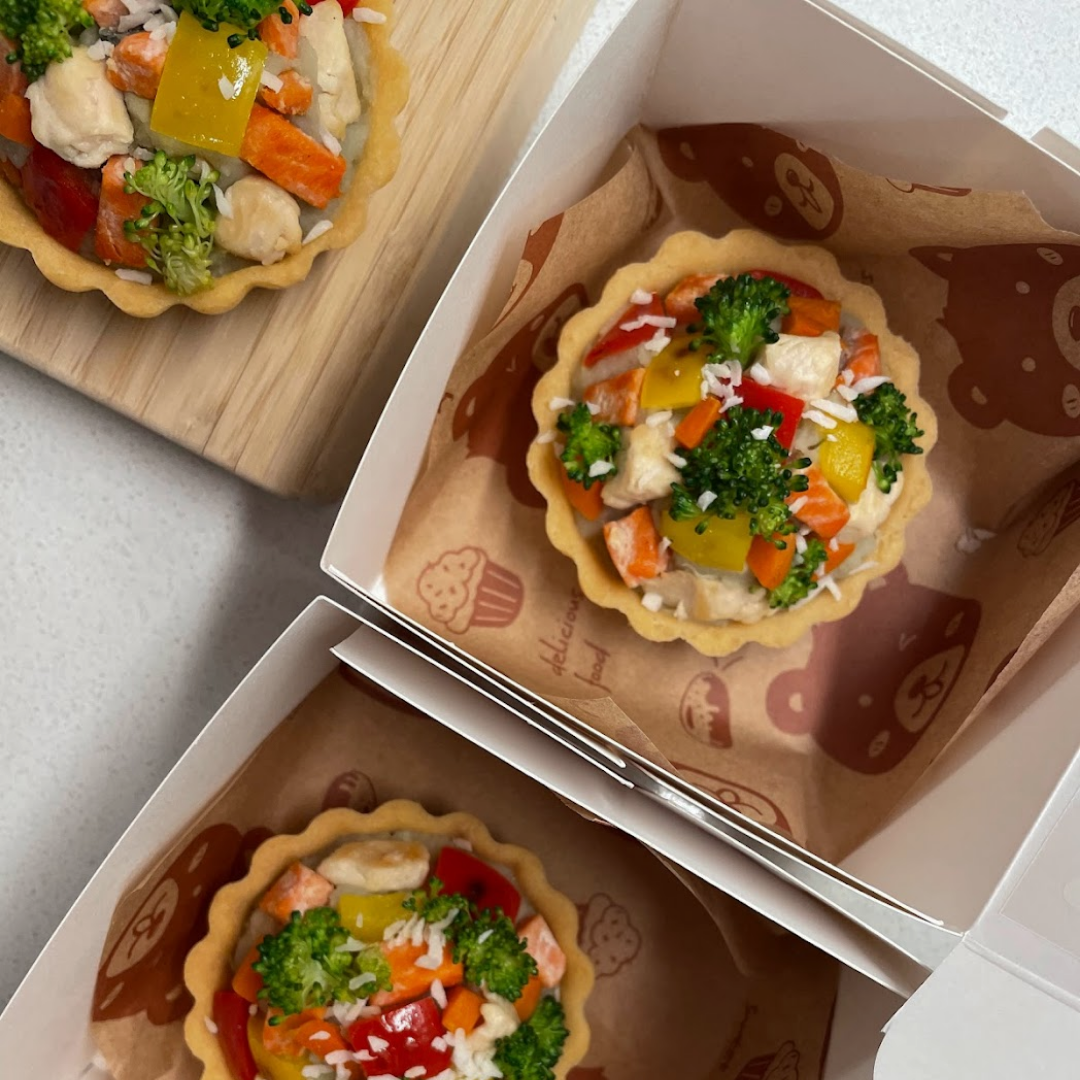 KABOCHA & SALMON TART