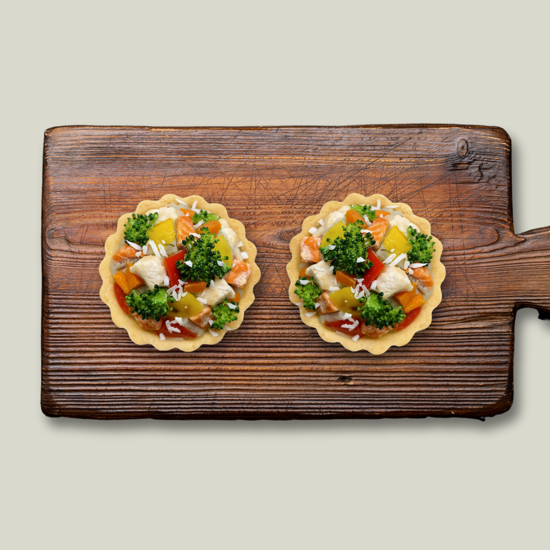 KABOCHA & SALMON TART