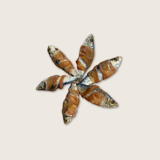 SARDINE WRAPPED WITH CHICKEN