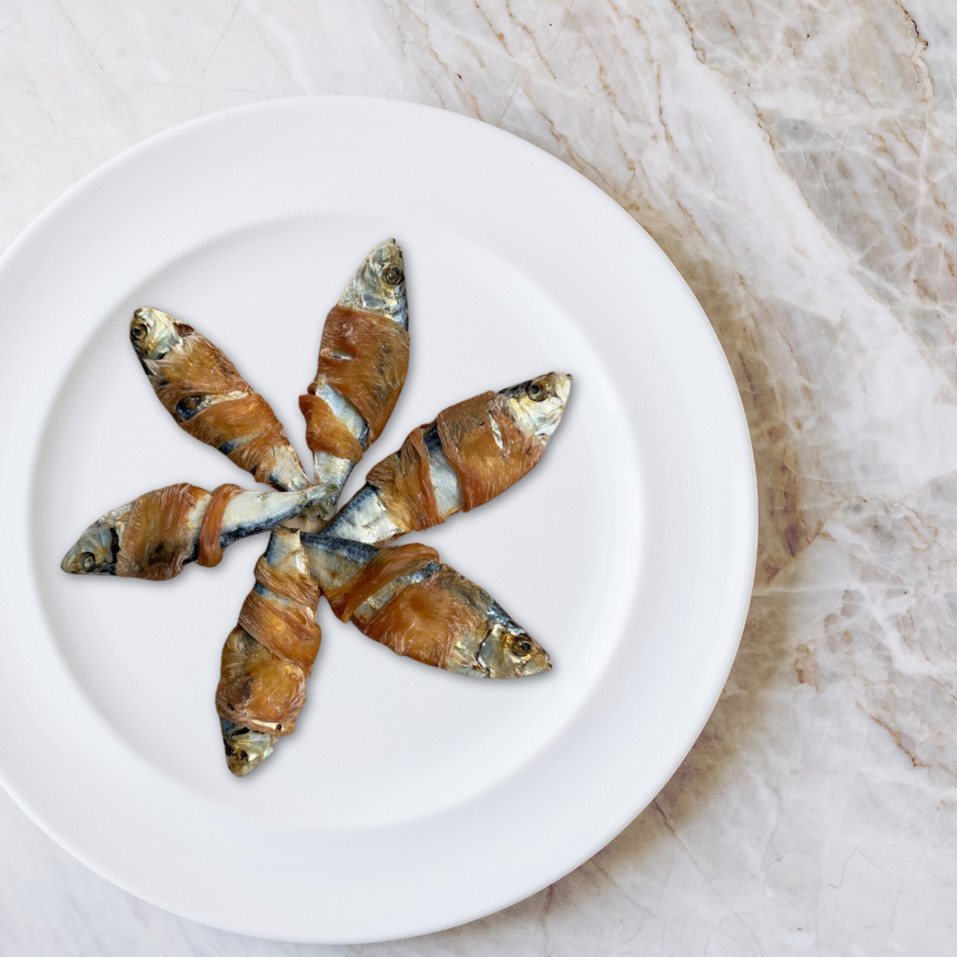 SARDINE WRAPPED WITH CHICKEN