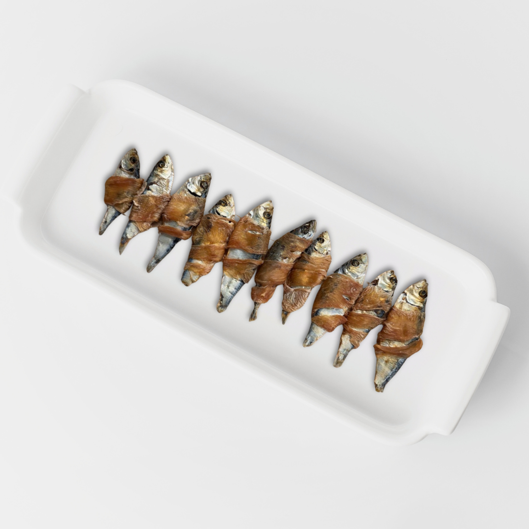 SARDINE WRAPPED WITH CHICKEN